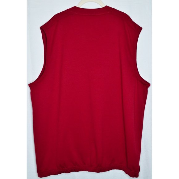 Bolle Golf Thermal V Neck Pullover Vest Maroon Size XXL - Picture 2 of 4